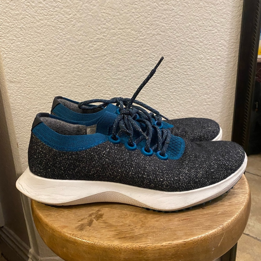 Allbirds mizzle size 12 shoes black blue clean!